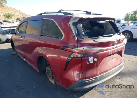 2021 Toyota Sienna Xle from USA, damaged, VIN 5TDYRKEC3MS067783